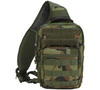 Brandit US Cooper Sling Pack Una Cinghia Zaino Ogni Giorno Borsa Woodland Camo