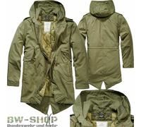 BRANDIT US M51 PARKA NUOVO ESERCITO GIACCA INVERNALE FODERATA ESERCITO SHELL ...