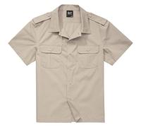 Brandit US Ripstop Shirt Short Sleeve, color: beige, size: L