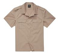 Brandit US Ripstop Shirt Short Sleeve, color: beige, size: S