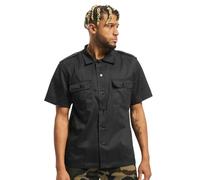 Brandit US Shirt Short Sleeve, Uomo, black, S