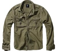 Brandit Vintage Longsleeve Camicia, verde, taglia 5XL