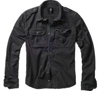 Brandit Vintage, camicia 7XL male Nero