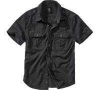 Brandit Vintage Short Sleeve Shirt Nero 4XL Uomo