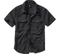 Brandit Vintage Short Sleeve Shirt Nero S Uomo