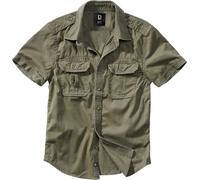 Brandit Camicia Vintage manica corta Uomo Verde 6XL