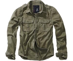 Brandit Vintage Camicia uomo verde, taglia 2XL