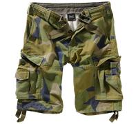 Brandit Vintage Classic Uomo Combattere Carico Estate Shorts Swedish M90 Camo