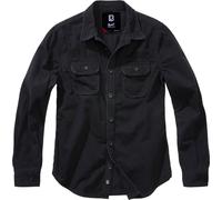 Brandit Vintage Long Sleeve Camicia da donna, nero, taglia XS per donne
