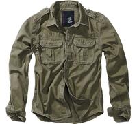Brandit Vintage Longsleeve Camicia, oliva, Taglia XXL