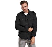 Brandit Vintage Shirt Long Sleeve, Uomo, black, M