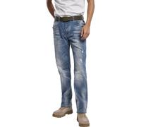 Brandit Will Lavato Denim Jeans Pantaloni Used Look Stretch Quota Tutti i Giorni