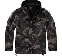 Brandit Windbreaker Frontzip Giacca, Mimetismo Scuro, Taglia 6XL