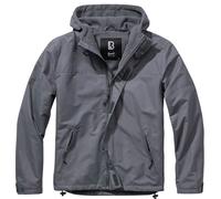 Brandit Windbreaker Frontzip Giacca, nero-grigio, taglia 3XL per maschi