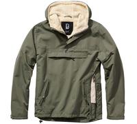 Brandit Windbreaker Sherpa Giacca a Vento Con Teddyfutter Cappuccio di Pelliccia