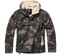 Brandit Windbreaker Sherpa Giacca a Vento Con Teddyfutter Cappuccio di Pelliccia