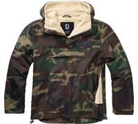 Brandit Sherpa Windbreaker, felpa con zip 3XL male Woodland