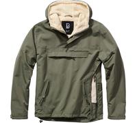Brandit Windbreaker Sherpa Giacca, verde, taglia L per maschi