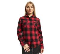 Brandit Amy Flanell, camicetta S female Rosso/Nero