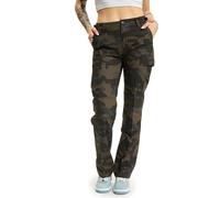 Brandit Women BDU Ripstop Pants, Donna, darkcamo, 33