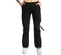 Brandit Donna Pantaloni cargo Nero, Taglia 28,