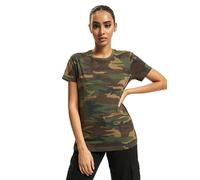 Brandit Women T-Shirt, Donna, woodland, XS