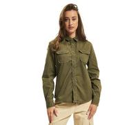 Brandit Vintage Long Sleeve Camicia da donna, verde, taglia 3XL per donne