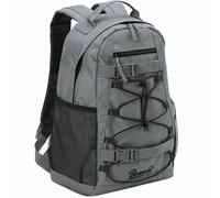 Brandit Zaino/Scuola Borsa/Festival/Trekking Zaino Grigio & Nero - Nuovo