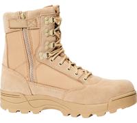 Brandit Zipper Tactical Stivali, Marrone chiaro, Taglia 44