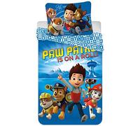 BrandMac ApS PAW Patrol - Set di biancheria da letto per bambini, 100 x 135 cm, 40 x 60 cm