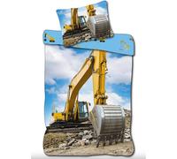 Brandmac Biancheria Da Letto Per Culla Yellow Excavator 100 X 140 Cm