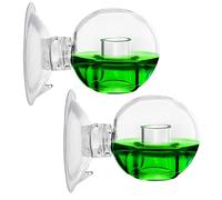 Brandname Tester CO2: 2 Pezzi Elegante Monitor CO2 per Acquario, Indicatore CO2 Efficiente, Per Acquari Piantumati (4,5 x 3 cm, Trasparente)