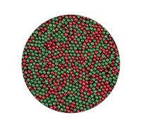 BrandNewCake® Perle di Cioccolato Croccanti - Mix di Natale 190g - Decorazioni per Torte e Dolci