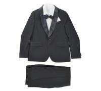 Brando completo elegante giacca camicia pantaloni nero 41-12a
