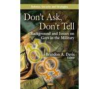 Brandon A Davis Don't Ask, Don't Tell (Copertina rigida)