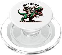 Brandon Dabbing Astronauta su un cartone animato dinosauro PopSockets PopGrip per MagSafe