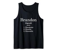Brandon Definition Handsome Humble Honorable Funny Brandons Canotta