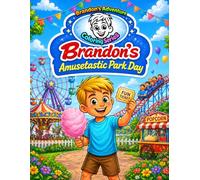 Brandon’s Amusetastic Park Day: A Read & Color Amusement Park Storybook for Kids Ages 4-8: Amusement Park Coloring Book with Simple Sentences and Theme Park Adventure Activities for Early Readers