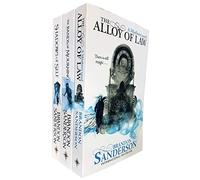 Brandon Sanderson Mistborn Novel Series 3 Books Collection Set (Shadows of Self, The Alloy of Law, The Bands of Mourning)