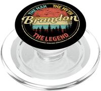 Brandon The Man The Myth The Legend Men Nome personalizzato PopSockets PopGrip per MagSafe
