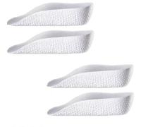 Brandone Soles Aumenta di altezza, Ortopedic High Pads 1.0, inserti a sollevamento del tallone ortopedico, Soleggia di supporto per l'arco per il dolore, Aumenta di altezza Solo sole (White,3.5cm)