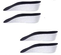 Brandone Soles Aumenta di altezza, Ortopedic High Pads 1.0, inserti a sollevamento del tallone ortopedico, Soleggia di supporto per l'arco per il dolore, Aumenta di altezza Solo sole (Black,3.5cm)
