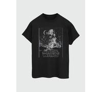 Brands In Brands In Star Wars: Una nuova speranza Poster Cotton T Shirt small Nero