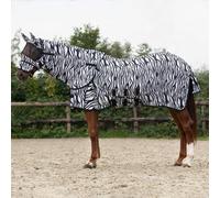 Brands of Q Coperta Anti-Mosche con Collo e Cappuccio, Zebra - 110 cm