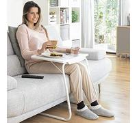 Brands - Tavolo pieghevole portatile, regolabile in altezza per computer portatile, 6 file, tavolo da collazione, scrivania mobile, poster, computer portatile, vassoio da letto da viaggio