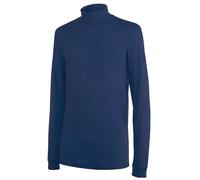 Brandsseller Maglia a Collo Alto da Uomo in 100% Cotone - Morbida, Calda e Traspirante per l’Inverno e Le attività Outdoor, Ideale Come Primo Strato per Lo Sci - Blu Navy, Taglia 48