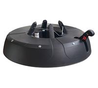 Brandsseller Supporto per albero di Natale con tecnologia a leva del piede, tecnologia a corda singola e fusibile, colore: antracite fino a 4,5 m alberi