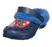 Brandsseller Zoccoli invernali per bambini, scarpe da giardino, leggere, calde, foderate, con motivi in stile Paw Patrol, blu scuro, 27/28 EU