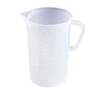 BrandTech Bicchiere graduato in polipropilene con manico, 5000 ml