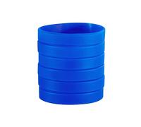 BRANDWINLITE Commercio all'ingrosso 6pcs/pack colori semplici braccialetti in silicone braccialetti in gomma, Youth/7", Gomma e silicone, Senza pietra preziosa, Youth/7", Gomma e silicone, Senza